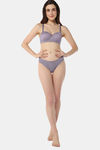 Amante Low Rise Three-Fourth Coverage Bikini Panty - Gray Ridge — thumbnail 5